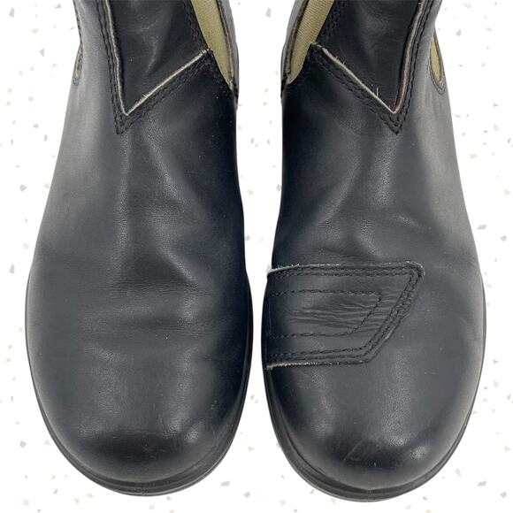 Blundstone X Ducati Scrambler Leather Chelsea Motorcycle Boots AU 4.5 FLAW - Picture 4 of 16